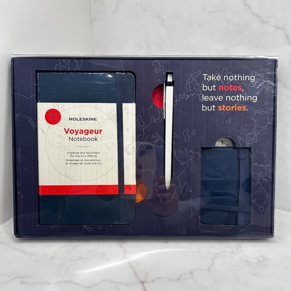 Moleskine Voyageur Notebook Travel Kit - Open Box with Sealed Notebook - Picture 1 of 7